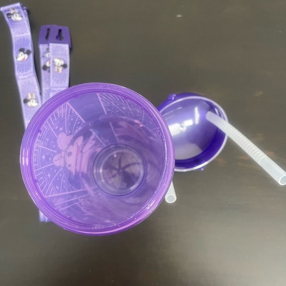 New Disney 100 Years of Wonder 20 oz Tumbler w/Lanyard - Picture 3 of 7